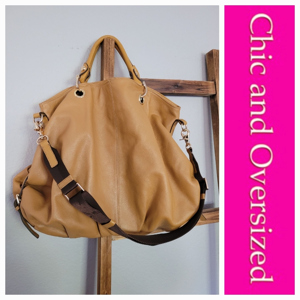Chic and Oversized Leather Bag